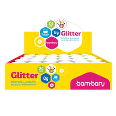 Glitter 8 gr display box 6 color