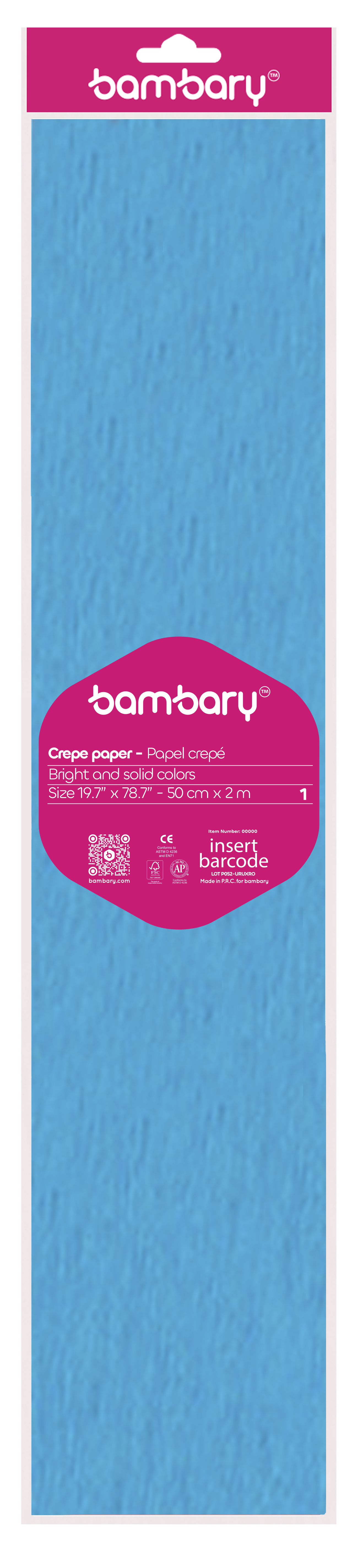 Crepe Paper 50 cm x 2 m Bag