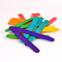 Wood Crafr Sticks 150 x 17 x 1,6 mm BAG x 50 Unt Multicolor