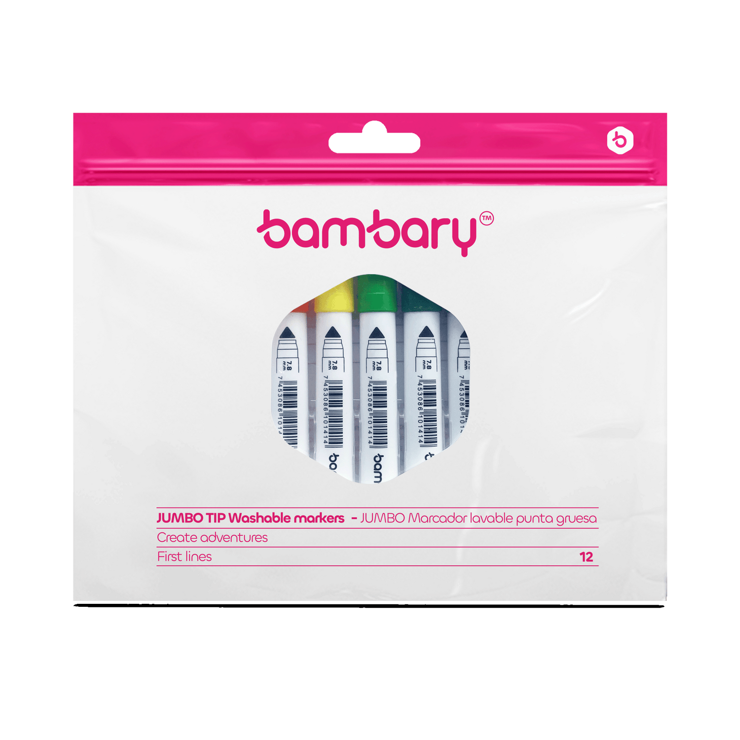 Round washable markert bold tip 12 unt