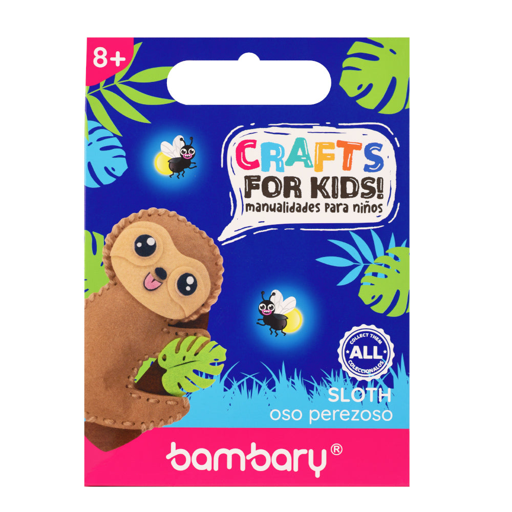 Crafts for Kids - Sloth - Bambary