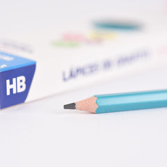 Hexagonal Resin Pencils  7" X2.20 mm HB Box 12 unt - Bambary
