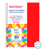 Student Spring Notebook 26 7x20 3 cm 56 GSM 70 SH 1 SJ College Ruled - Bambary