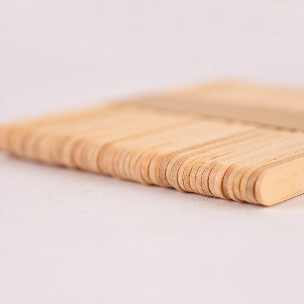 Wood Craft Sticks 114 x 10 x 2 mm Bag x 100