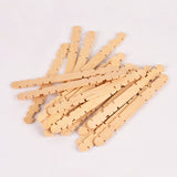 Notched Wood Stick 114 x 10 x 2mm Bag x 50 Unt