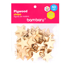 Plywood Shapes - Stars