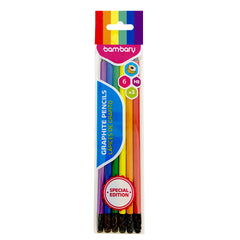 Hexagonal Graphite Pencils 7" X2.20 mm HB Bag 5 Unt Special Edition
