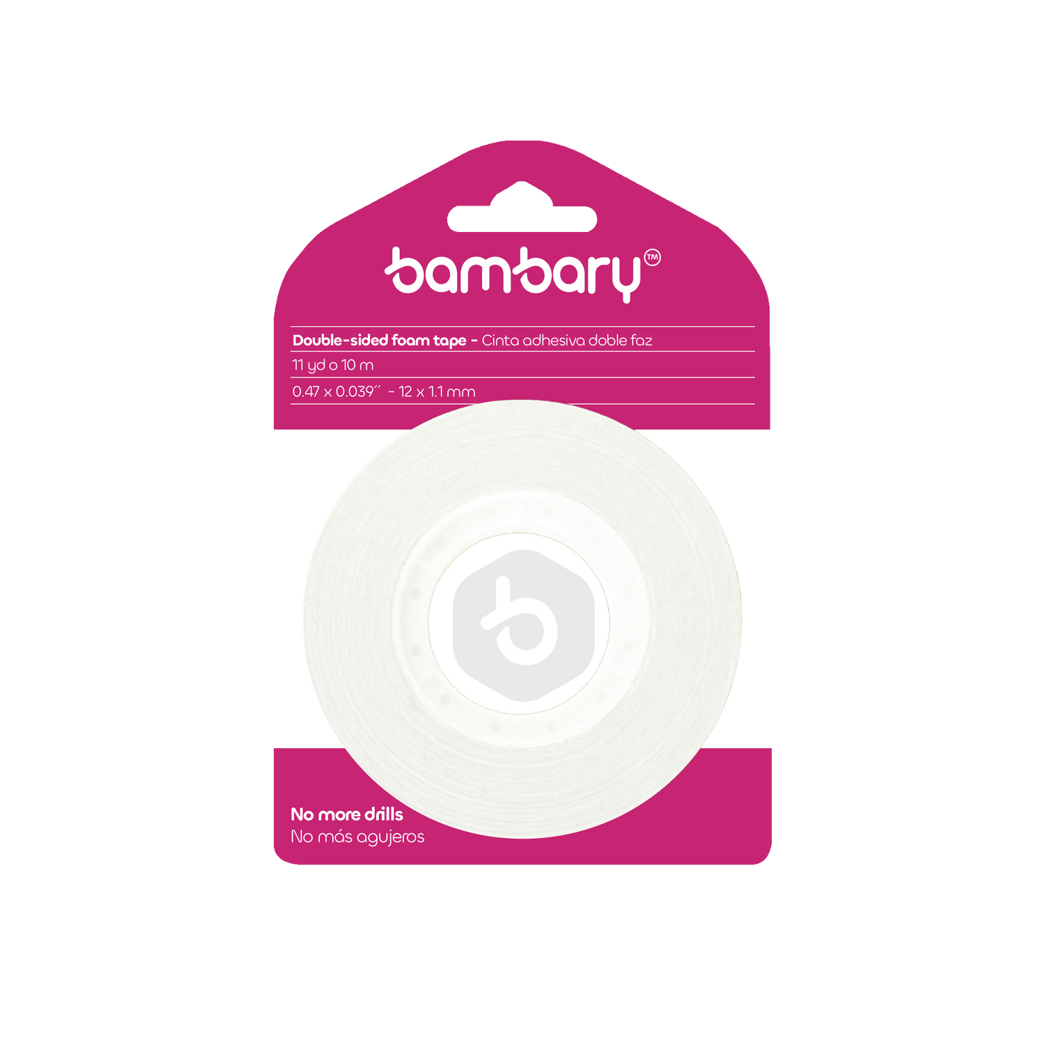 Double Sided Adhesive Tissue Tape 12 mm x 10 m x 110 mm