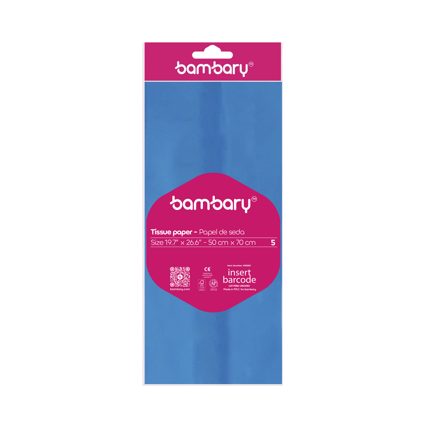 Tissue Paper 50 x 70 cm Bag x 3 Unt