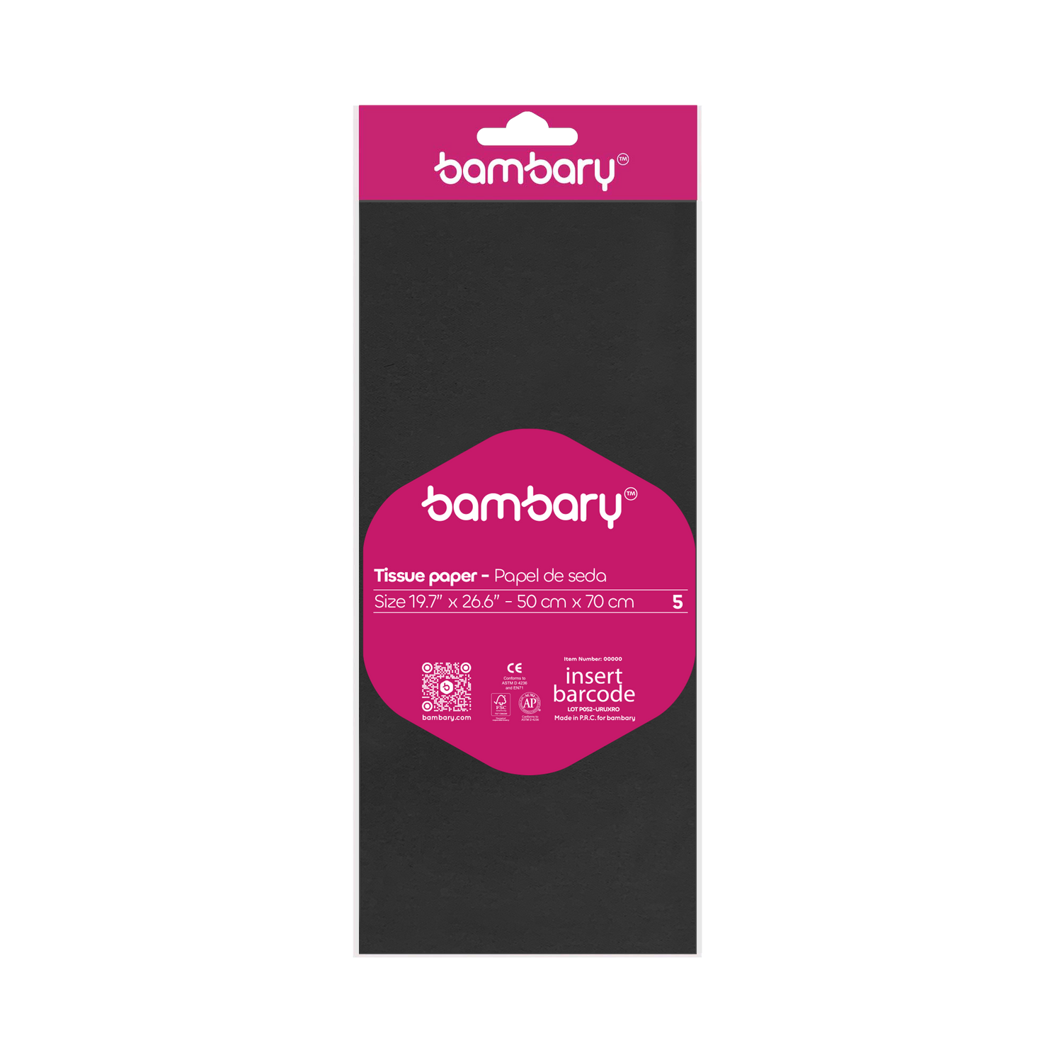 Tissue Paper 50 x 70 cm Bag x 3 Unt