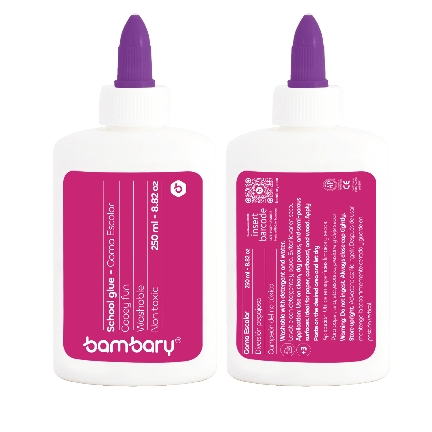 White Glue 250GR-8.82 Oz Box 6 Unt