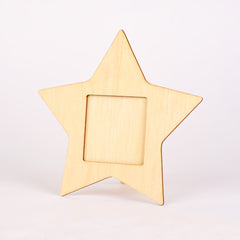 Plywood Photo Frame - Star