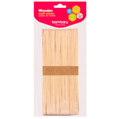 Jumbo Wood Craft Sticks 200 x 24 x 1,6 mm Bag x 50 Unt