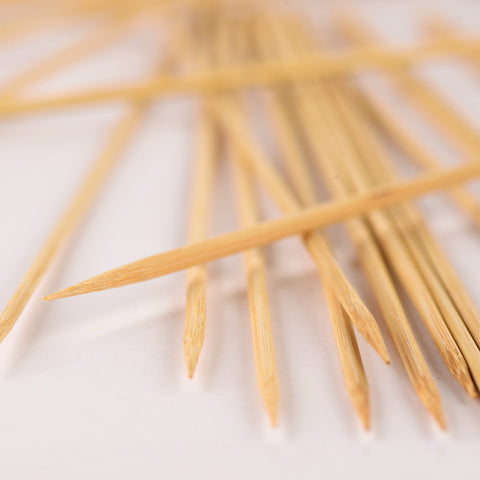 Bamboo Skewers Ø 3.0 x 300 mm Bag x 100 unt