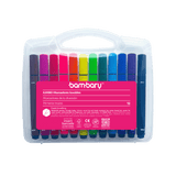 Triangular Jumbo Washable Marker 129X12.5X4 mm Plastic Case 12 unt