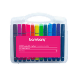 Triangular Jumbo Washable Marker 129X12.5X4 mm Plastic Case 12 unt