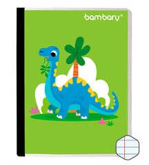 Children Composition Notebook 24 8x19 1 cm 56 GSM 100 SH College Ruled - Bambary