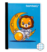 Children Composition Notebook 24 8x19 1 cm 56 GSM 100 SH Graph Lines - Bambary