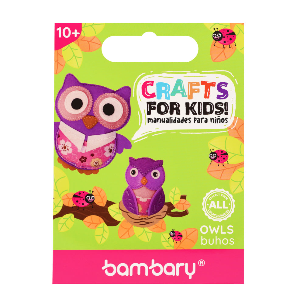 Crafts for Kids - Owls - Bambary