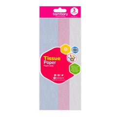 Pearl Tissue Paper 50 x 70 cm Bag x 3 Unt Multicolor Set