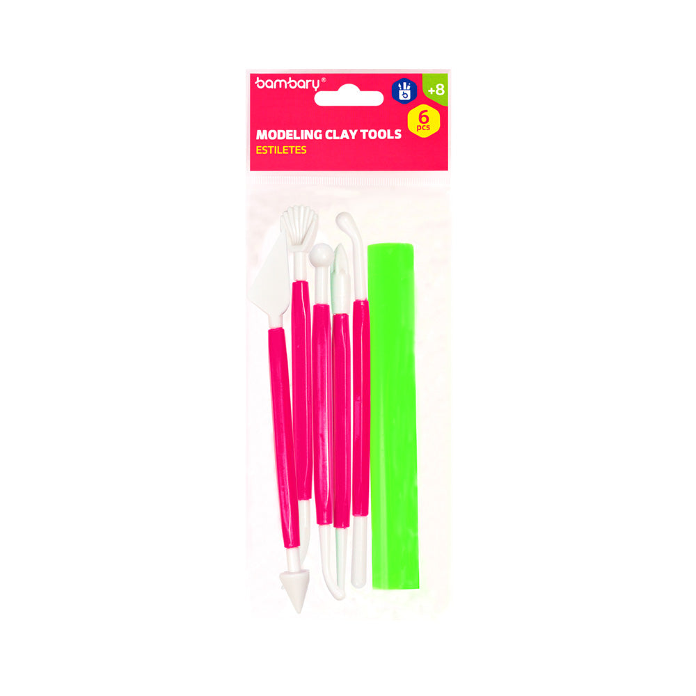 Modeling Clay Tool 6 unt set 1 - Bambary