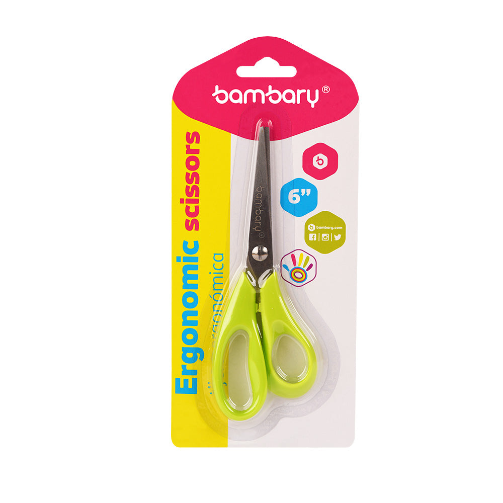 Ergonomic ABS Handle Scissor 6''