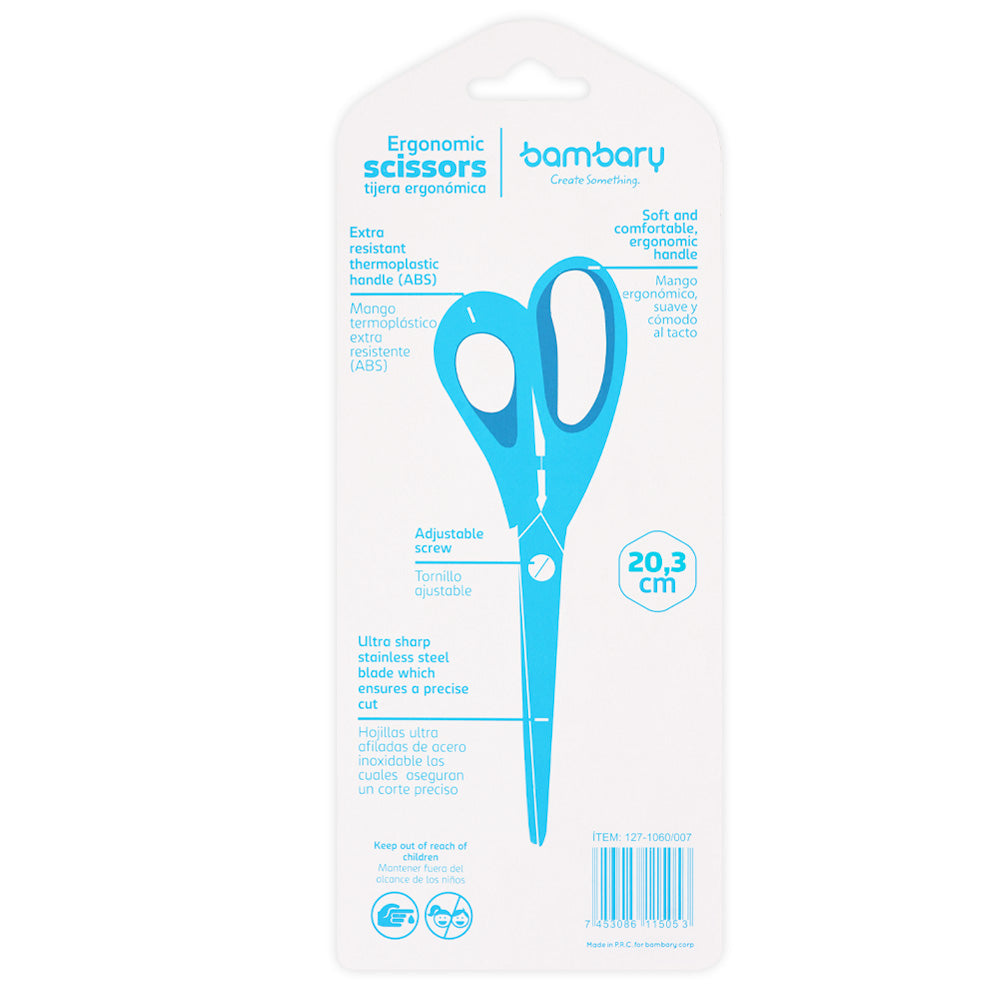 Ergonomic ABS Handle Scissor 8''