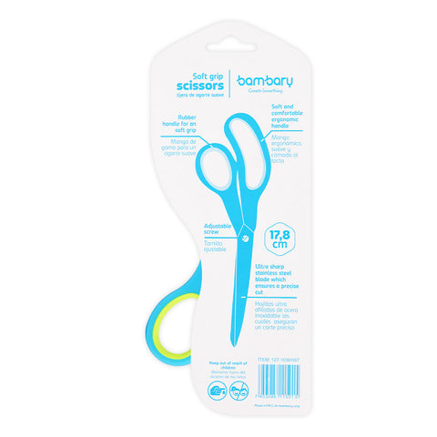 Scissor Ergonomic Soft Grip 7"